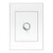 HPM VIVO 10A 1 Gang Vertical Rocker Switch Plate White - 10 Pack
