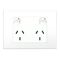 HPM VIVO 10A Horizontal Double Power Point White