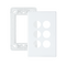 Excel Life Smart Grid & Plate for 3 Wireless Master Switch or Blind Switch White