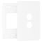 Excel Life Smart Grid & Plate for 2 Gang Switch or Dimmer White