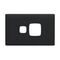 Linea Powerpoint coverplate 1 gang midnight dash