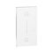 Living Now with Netatmo 2 Module Wireless Master Switch Cover White