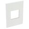 ARTEOR Square 2 Module Vertical Coverplate White