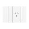 Bticino Living Now 10A AU Autoswitched Single Powerpoint White