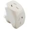 HPM 10A Double Adaptor White