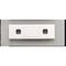 Excel - Grid & plate For 770 series mechanisms - 6 gang blank & narrow 2 gang narrow white