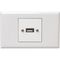 Excel - USB 2.0 outlet for data transfer 1 gang gloss white