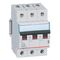 TX³ - MCB 6000 - Thermal magnetic circuit breaker - C curve - prong/fork type supply busbar - 3P - 230/400V a.c. - 16A - 3 module