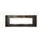 ARTEOR Square 8 Module Coverplate Brushed Black