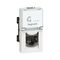 Arteor modular - Phone socket/mechanism 4 contacts 1 module white