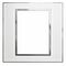 Arteor - square 2.5 touch screen plate - Mirror White