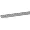 Transcab - Cable grey duct with cover - 2 metre length 25x80mm 2m 12.5mm finger DIN pitch with cover grey