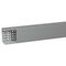 Transcab - Cable grey duct with cover - 2 metre length 150x100mm 2m 12.5mm finger DIN pitch with cover grey