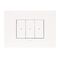 ARTEOR with NETATMO - Smart Switch Horizontal - 3 Gang - 3 Wire - White