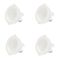 HPM DLI 5W LED Cool White Non-dimmable Downlight with Integrated Driver 70mm White - Pack of 4