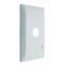Excel Life - Medical - Common plate - Grid & plate - antimicrobial & chemical resistant 1 gang white