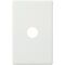 Excel Life Switch Coverplate 1 Gang Gloss White