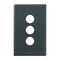Excel Life Switch Coverplate 3 Gang Urban Grey
