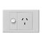 Excel Life 10A Double Pole Horizontal Single Powerpoint Gloss White