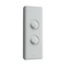 Excel Life 16AX Architrave Switch 2 Gang Gloss White