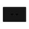 Linea Data outlet RJ45 2 gang Cat5e black