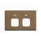 Linea Powerpoint coverplate 2 gang autoswitch ninja khaki
