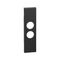Bticino Living Now 1 Module Dual PAL & F Type TV Socket Mechanism Cover Black
