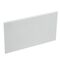 ARTEOR Blank Plate 2 Gang Soft Aluminium