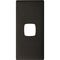 Linea Architrave coverplate 1 gang asphalt