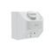 AQUA Life 10A IP53 Weatherproof Compact Surface Mount Single Powerpoint Limestone Grey