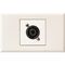 Excel - Speakon outlet 1 gang gloss white