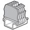 Viking3 - end cap for screw terminal blocks 2 entries/2 outlets