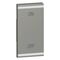 Arteor - MyHOME - Square key cover BUS/SCS - ON/OFF - 1 module - magnesium