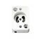 Fluorescent accessory lamp holder - Starter socket - White fluorescent 7/32 diagonal holes screwed terminal