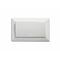 Como - Horizontal Single Pole Double Throw - rocker Switch large 1 gang 10A 240V a.c. white