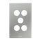 Excel Life Switch Coverplate 5 Gang Matt Silver