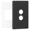 Excel Life Smart Grid & Plate for 2 Gang Switch or Dimmer Matt Black