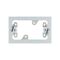 HPM 37mm Deep Surface Mounting Block for Excel and Excel Life Ranges White