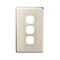 EXCEL - 3 Gang Switch Coverplate Only - Stainless Steel