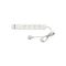 HPM Standard 4 Outlet USB Charging Powerboard White