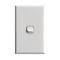 Excel - Vertical rocker switch - Single Pole Double Throw - 1 gang 2 way 10A 240V a.c. white