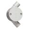 Clipsal - Cable Management, Junction Box, Standard, 25mm I.D, 2 Way Angle Entry - Grey