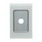 Saturn Series, Switch Grid Plate and Cover, 1 Gang, Vertical/Horizontal Mount - Ocean Mist