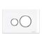 Saturn Series, Cover Socket Outlet, Single switched, Horizontal - Pure White