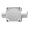 Clipsal - Cable Management, Junction Box, 40mm I.D, 2 Way Through Entry - Grey