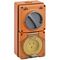 Clipsal - 56 Series, Switched Socket Outlet, 250V, 10A, 3 Flat PIN, IP66, 2 Pole - Resistant Orange