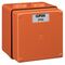 Clipsal - 56 Series, Junction Box, IP66, 1 Gang (101 x 101 x 91mm high) - Resistant Orange