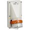 Clipsal - 56 Series, Socket Appliance Inlet, Ip56 5 PIN Less Enclosure - Grey