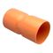 Clipsal - Cable Management, Conduit Coupling, Plain, PVC, 80mm - Electric Orange