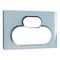 Saturn Series, Cover Socket Outlet, Twin switched, Horizontal - Ocean Mist